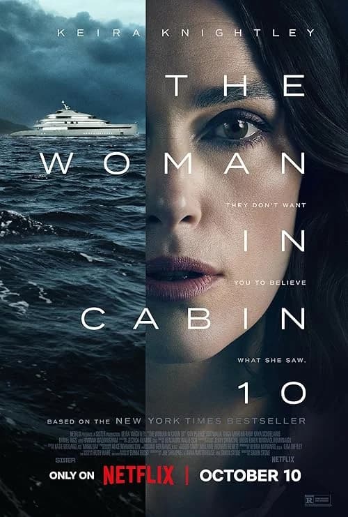 The Woman in Cabin 10 film posteri